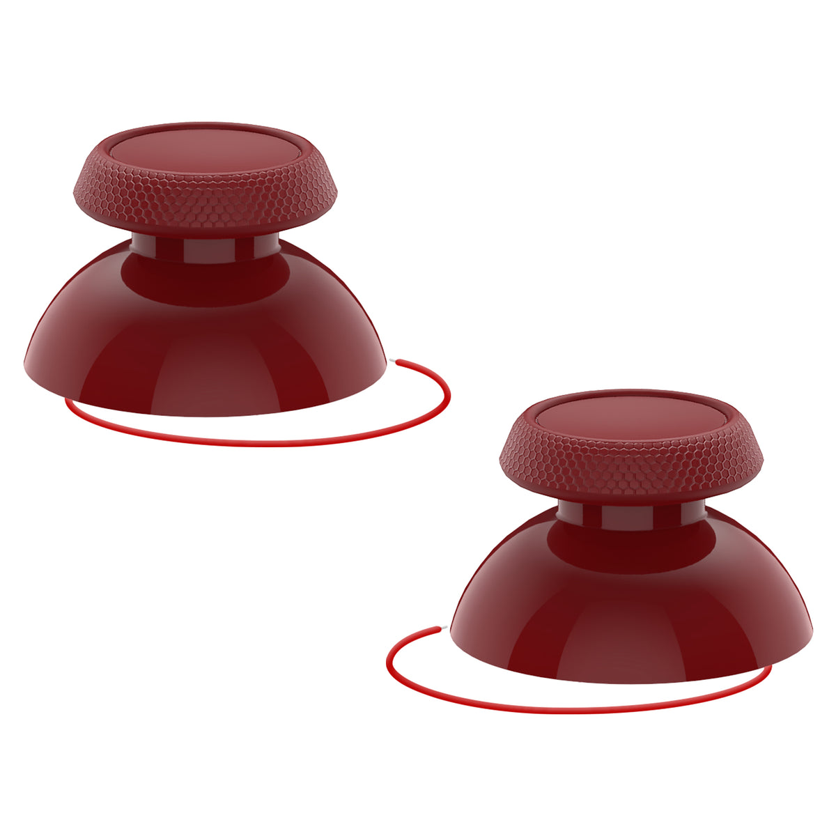 eXtremeRate Replacement Thumbsticks with Original Touch Sensing for Steam Deck LCD & OLED - Carmine Red