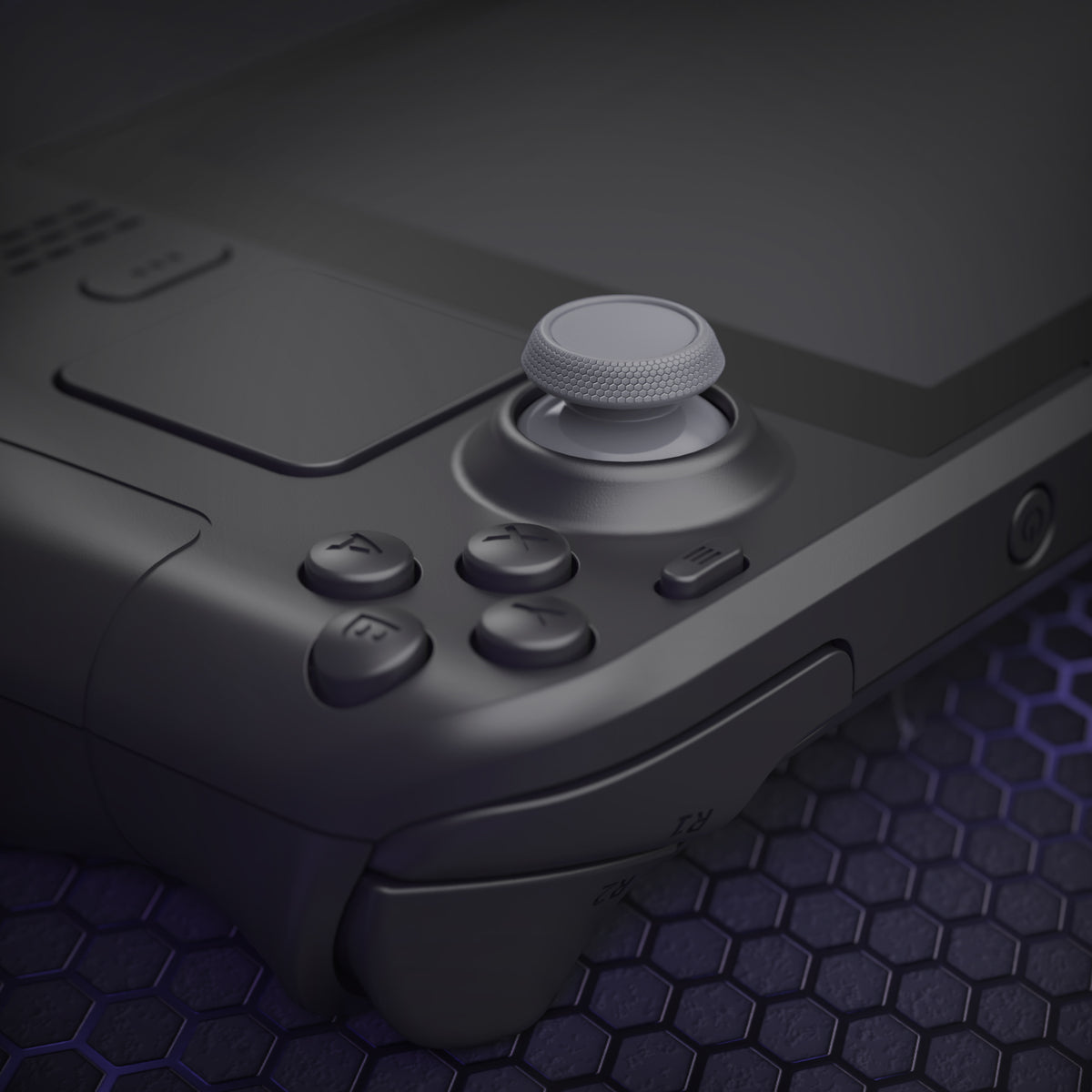 eXtremeRate Replacement Thumbsticks with Original Touch Sensing for Steam Deck LCD & OLED - New Hope Gray