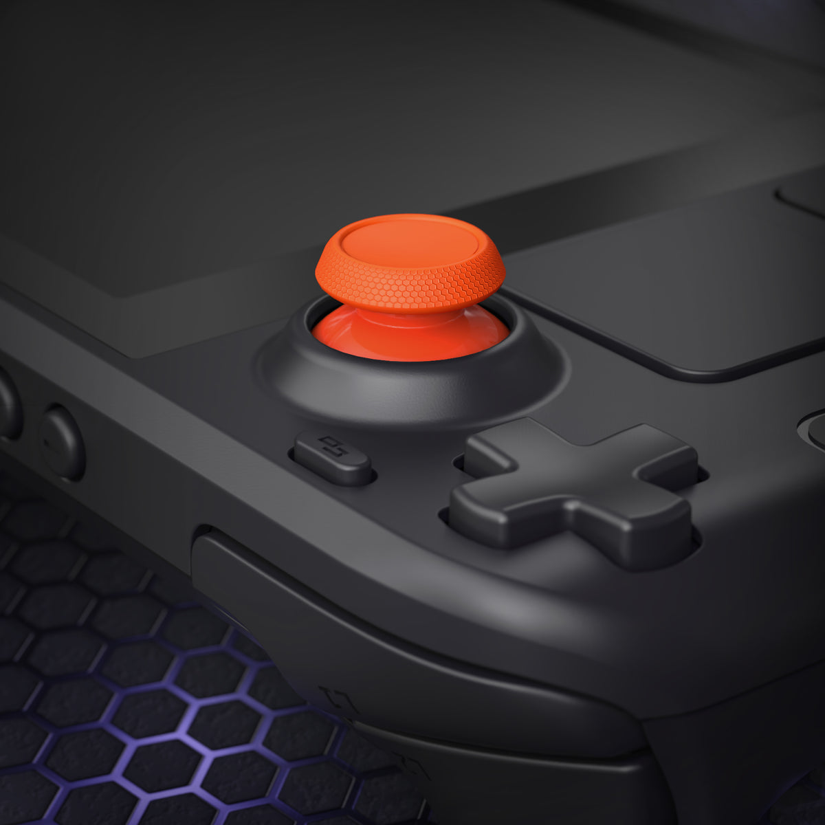 eXtremeRate Replacement Thumbsticks with Original Touch Sensing for Steam Deck LCD & OLED - Orange