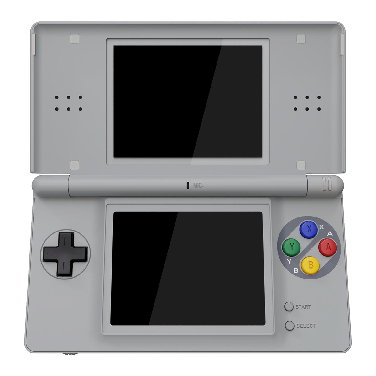 eXtremeRate Replacement Full Housing Shell & Buttons with Screen Lens for Nintendo DS Lite NDSL - SFC SNES Classic EU Style
