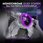 eXtremeRate SPARK Back Paddles Kit with OLED Display & Clicky Trigger Stops & Ergonomic Grips for PS5 Controller BDM-030/040/050/060 - Rubberized Clear & Gray