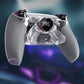 eXtremeRate SPARK Back Paddles Kit with OLED Display & Clicky Trigger Stops & Ergonomic Grips for PS5 Controller BDM-030/040/050/060 - Rubberized Clear & Gray