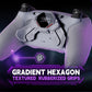 eXtremeRate SPARK Back Paddles Kit with OLED Display & Clicky Trigger Stops & Ergonomic Grips for PS5 Controller BDM-030/040/050/060 - Rubberized Gray & New Hope Gray