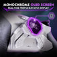 eXtremeRate SPARK Back Paddles Kit with OLED Display & Clicky Trigger Stops & Ergonomic Grips for PS5 Controller BDM-030/040/050/060 - Rubberized White & Black