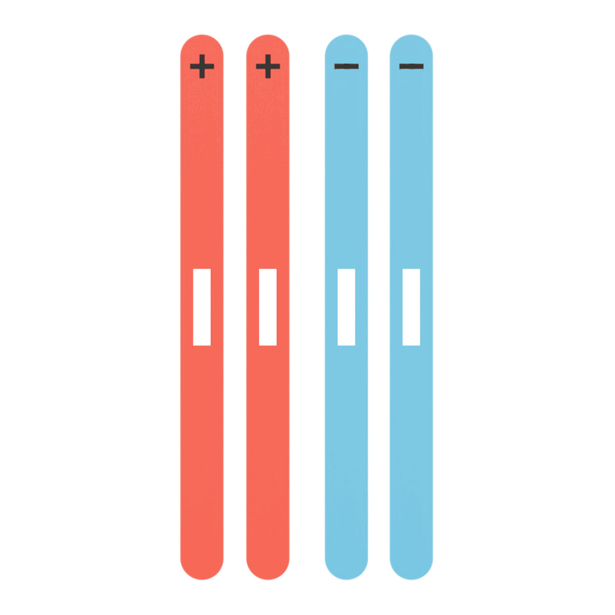 eXtremeRate Side Rail Slot Sticker for Nintendo Switch 2 Console - Blue & Orange