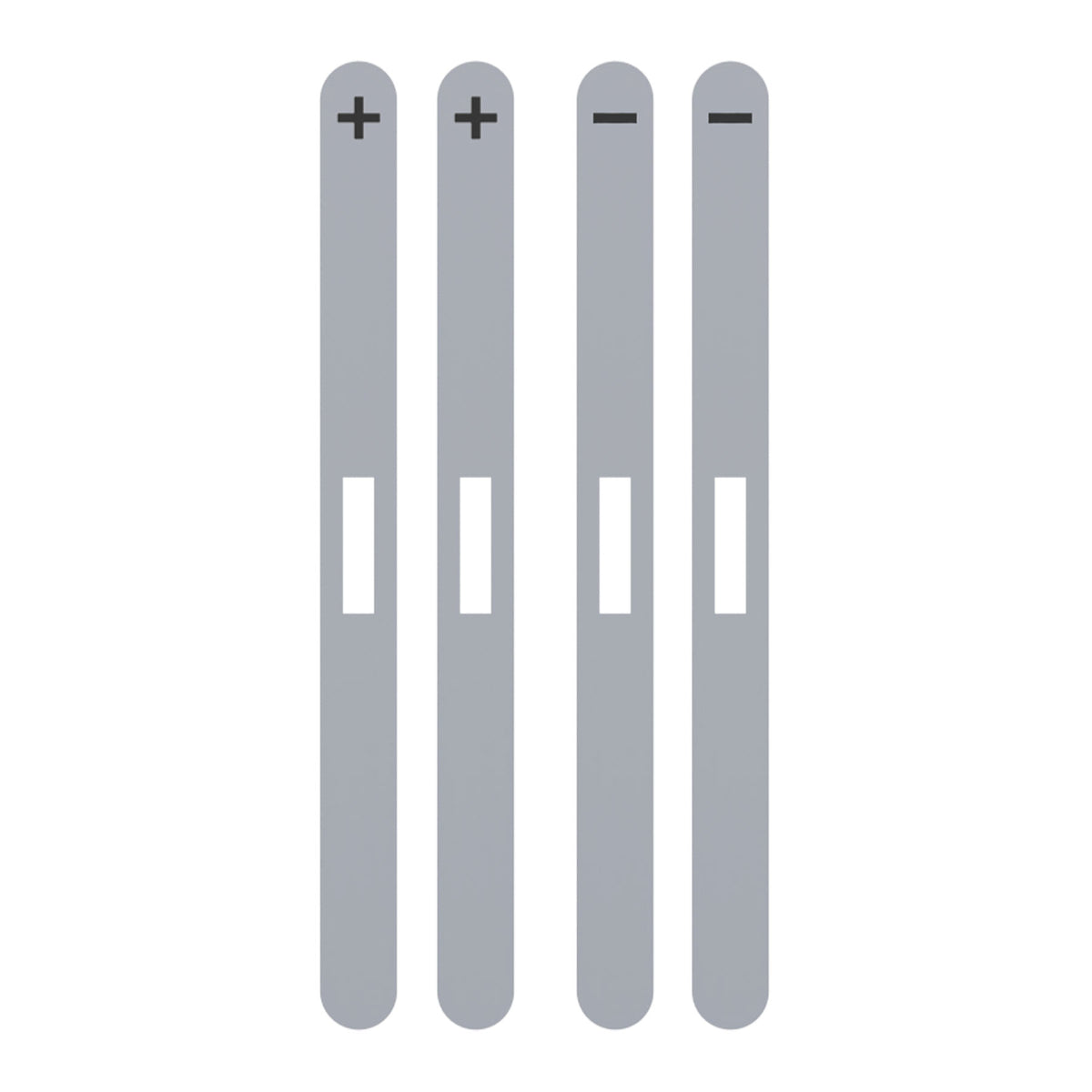 eXtremeRate Side Rail Slot Sticker for Nintendo Switch 2 Console - New Hope Gray