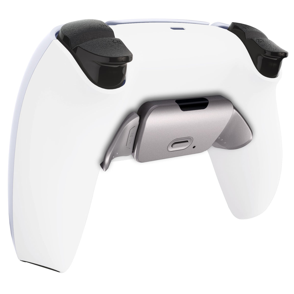 eXtremeRate Silver Real Metal Buttons (RMB) Version RISE V3 Remap Kit for PS5 Controller BDM-030/040/050 - White