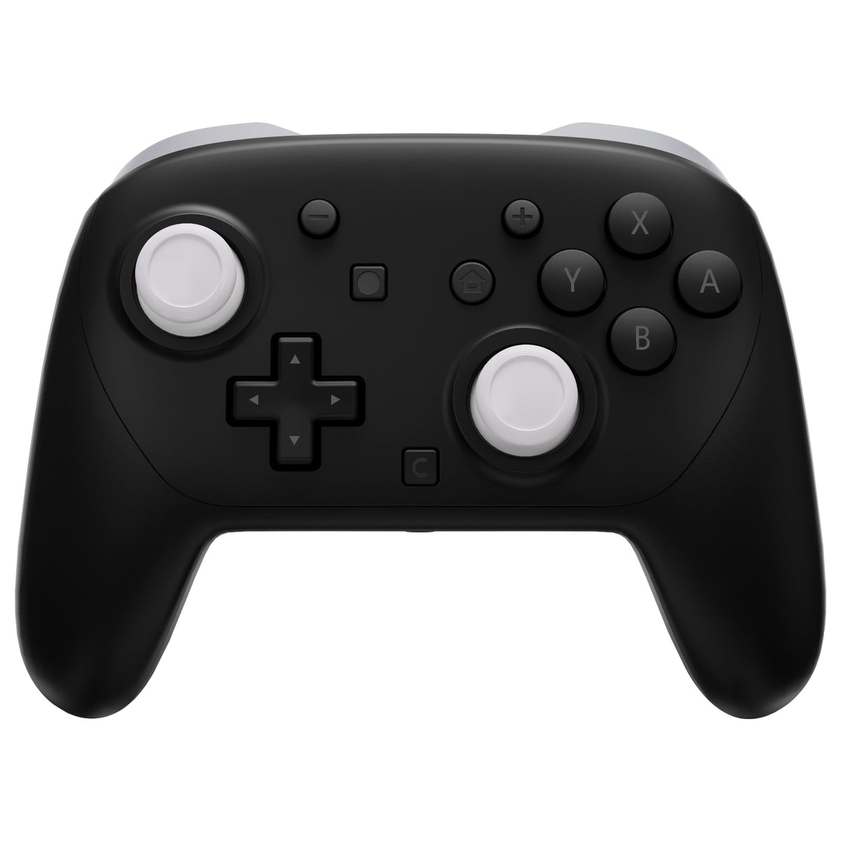 eXtremeRate ThumbsGear Interchangeable Ergonomic Thumbsticks for Nintendo Switch 2 Pro Controller - White