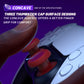 eXtremeRate ThumbsGear V3 Interchangeable Ergonomic Thumbstick for PS5 Edge & PS5 & PS4 Controller - Carmine Red