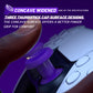 eXtremeRate ThumbsGear V3 Interchangeable Ergonomic Thumbstick for PS5 Edge & PS5 & PS4 Controller - Purple