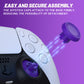 eXtremeRate ThumbsGear V3 Interchangeable Ergonomic Thumbstick for PS5 Edge & PS5 & PS4 Controller - Purple