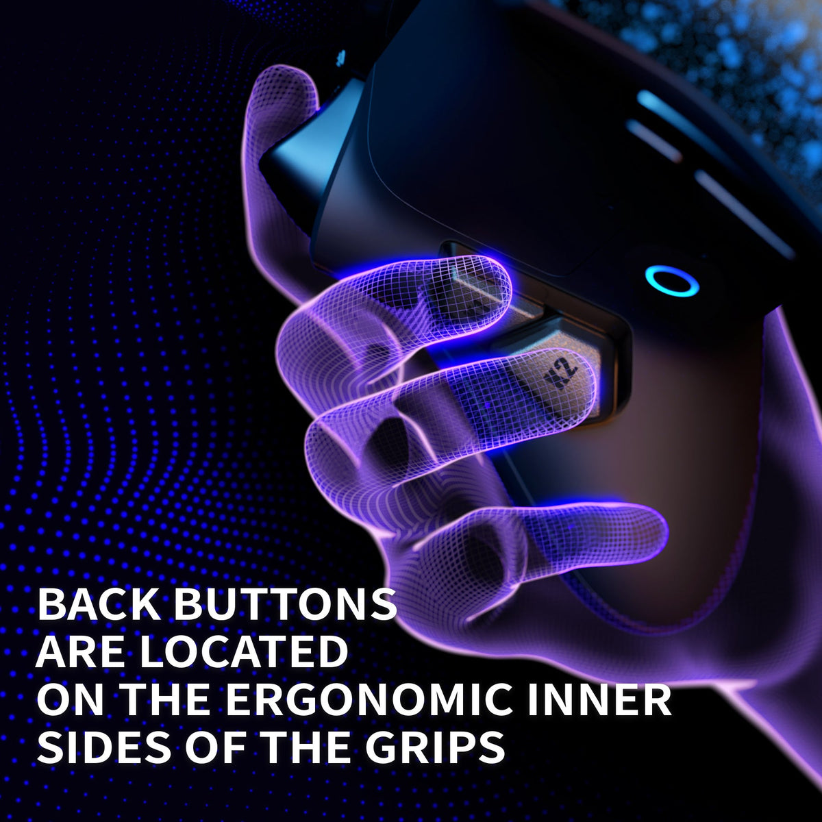 eXtremeRate VICTOR X Remap Kit for Xbox Series X & S Controller - Textured Blue eXtremeRate