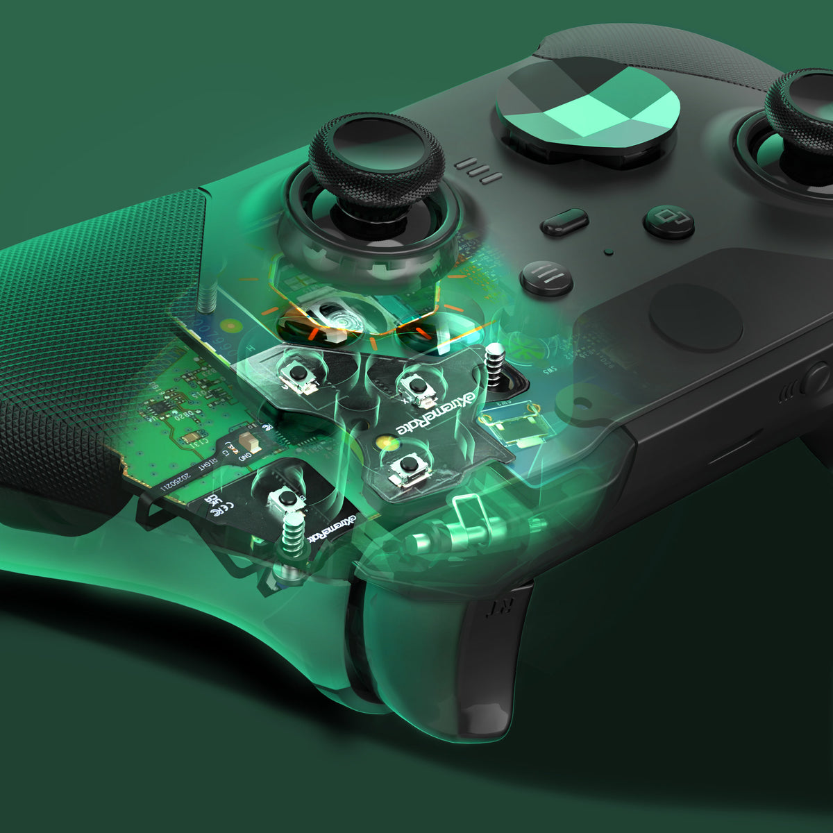 eXtremeRate Strong Version Whole Clicky Kit for Xbox Elite Series 2 Controller Shoulder ABXY Buttons, Ergonomic Tactile Switches LT RT A B X Y Mouse Click Kit for Xbox Elite Series 2 Core Controller (Model 1797)