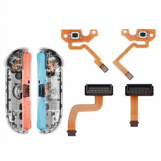 eXtremeRate ZL ZR Buttons Replacement Tactile Switches Ribbon Flex Cable Repair Parts for Nintendo Switch 2 Joycon eXtremeRate