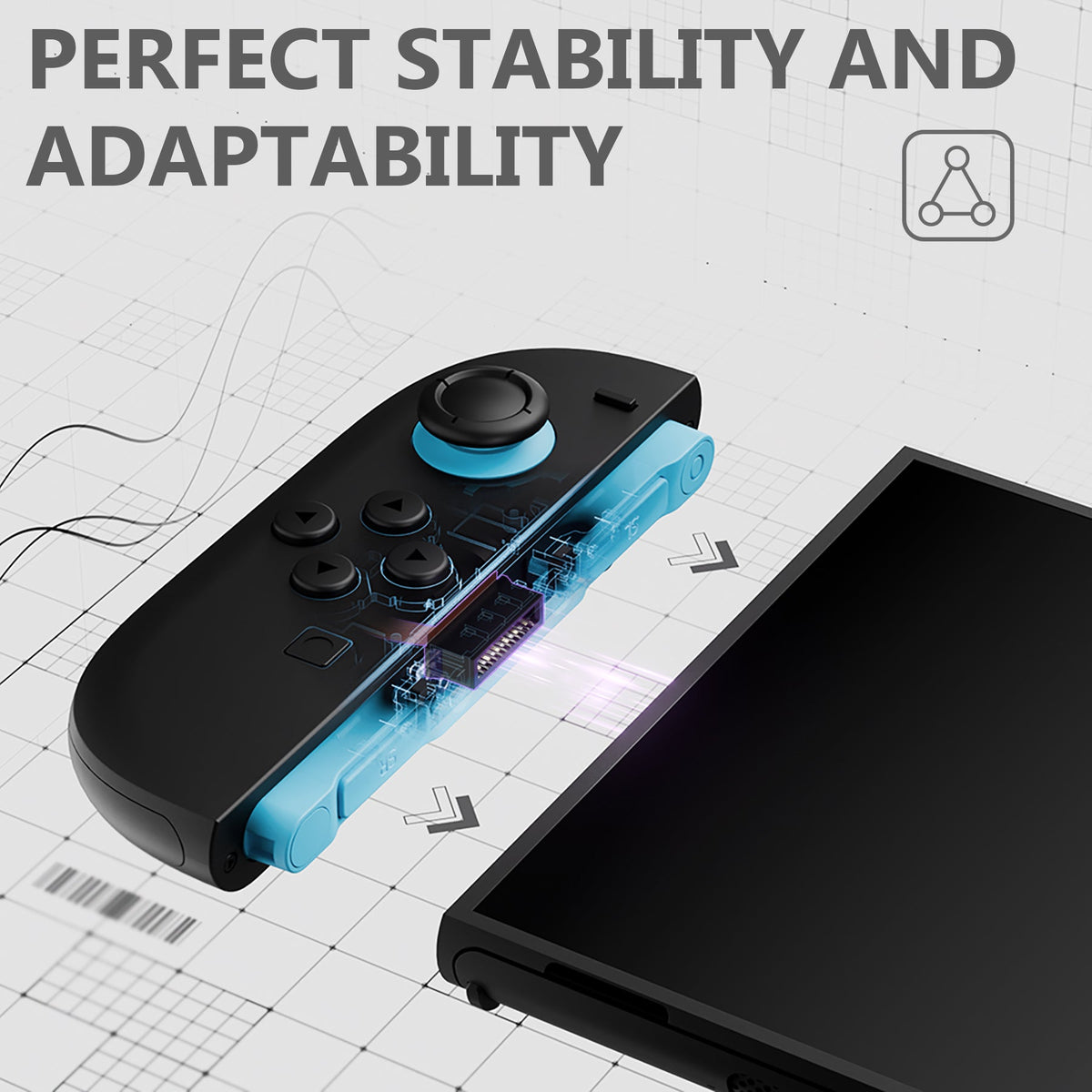 eXtremeRate ZL ZR Buttons Replacement Tactile Switches Ribbon Flex Cable Repair Parts for Nintendo Switch 2 Joycon eXtremeRate