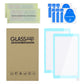 eXtremeRate 2 Pack Anti-Scratch Transparent HD Tempered Glass Screen Protector for Nintendo Switch Lite - Heaven Blue Border
