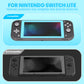 eXtremeRate 2 Pack Anti-Scratch Transparent HD Tempered Glass Screen Protector for Nintendo Switch Lite - Heaven Blue Border
