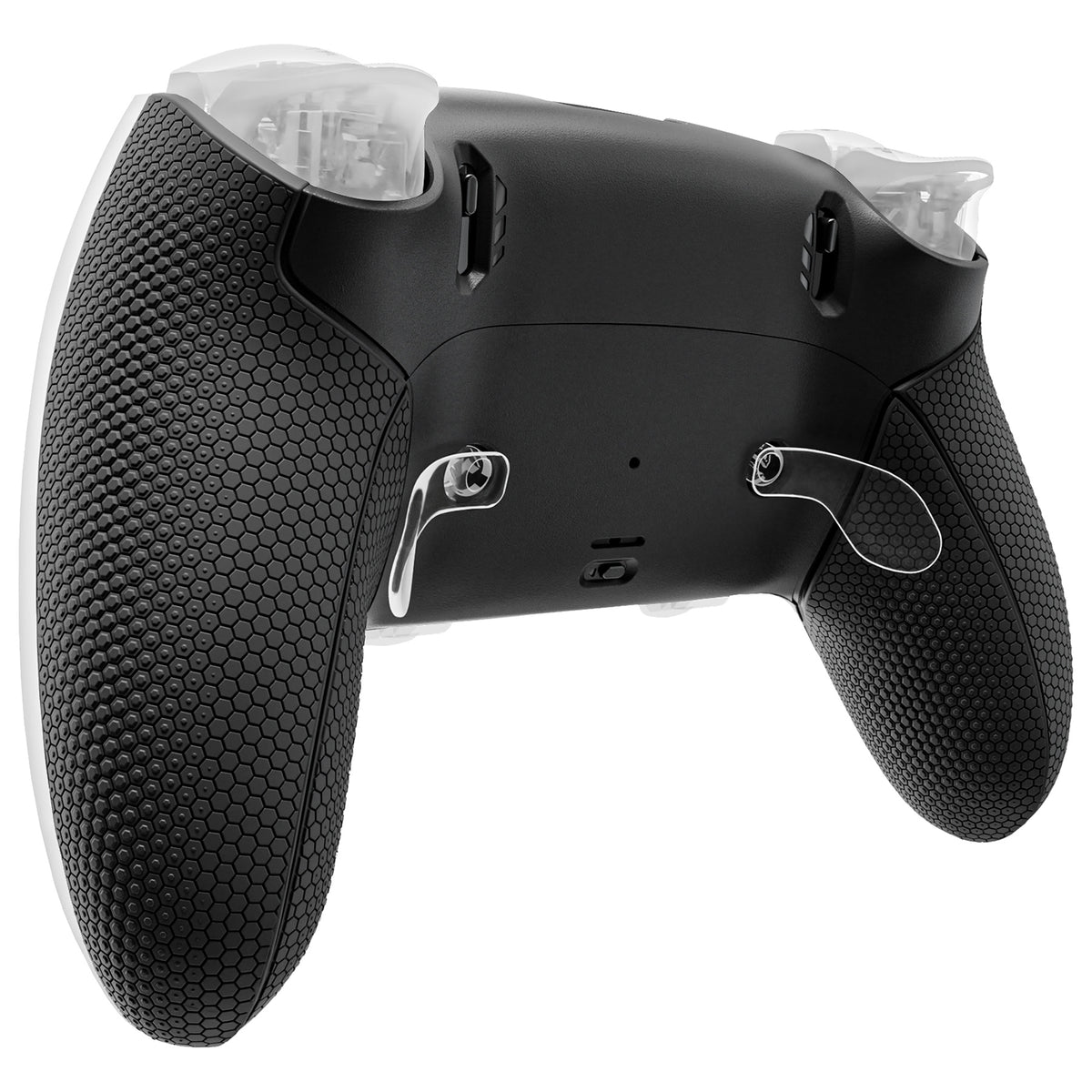 eXtremeRate Beyond-ARC Bottom Shell Kit with Rubberised Grip for PS5 Edge Controller - Black