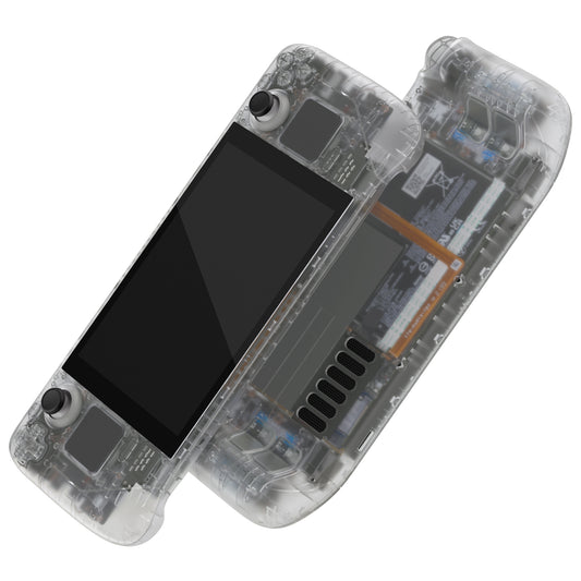 eXtremeRate Custom Full Set Shell with Buttons for Steam Deck LCD - Glow in Dark - Green