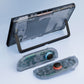 eXtremeRate DIY Replacement Full Set Shells with Buttons for Nintendo Switch 2 - Deluxe Version - Clear Glacier Blue