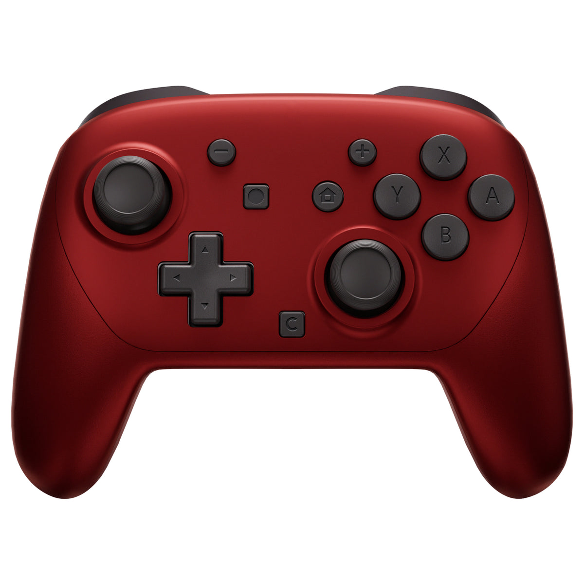 eXtremeRate DIY Replacement Full Set Shells with Buttons for Nintendo Switch 2 Pro Controller - Scarlet Red