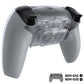 eXtremeRate RISE4 Plus MAX Back Paddles Kit with Clicky Trigger Stops & Rubberized Grip for PS5 Controller BDM-010/020 - Clear & Gray