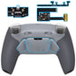 eXtremeRate RISE4 Plus MAX Back Paddles Kit with Clicky Trigger Stops & Rubberized Grip for PS5 Controller BDM-010/020 - New Hope Gray & Classic Gray