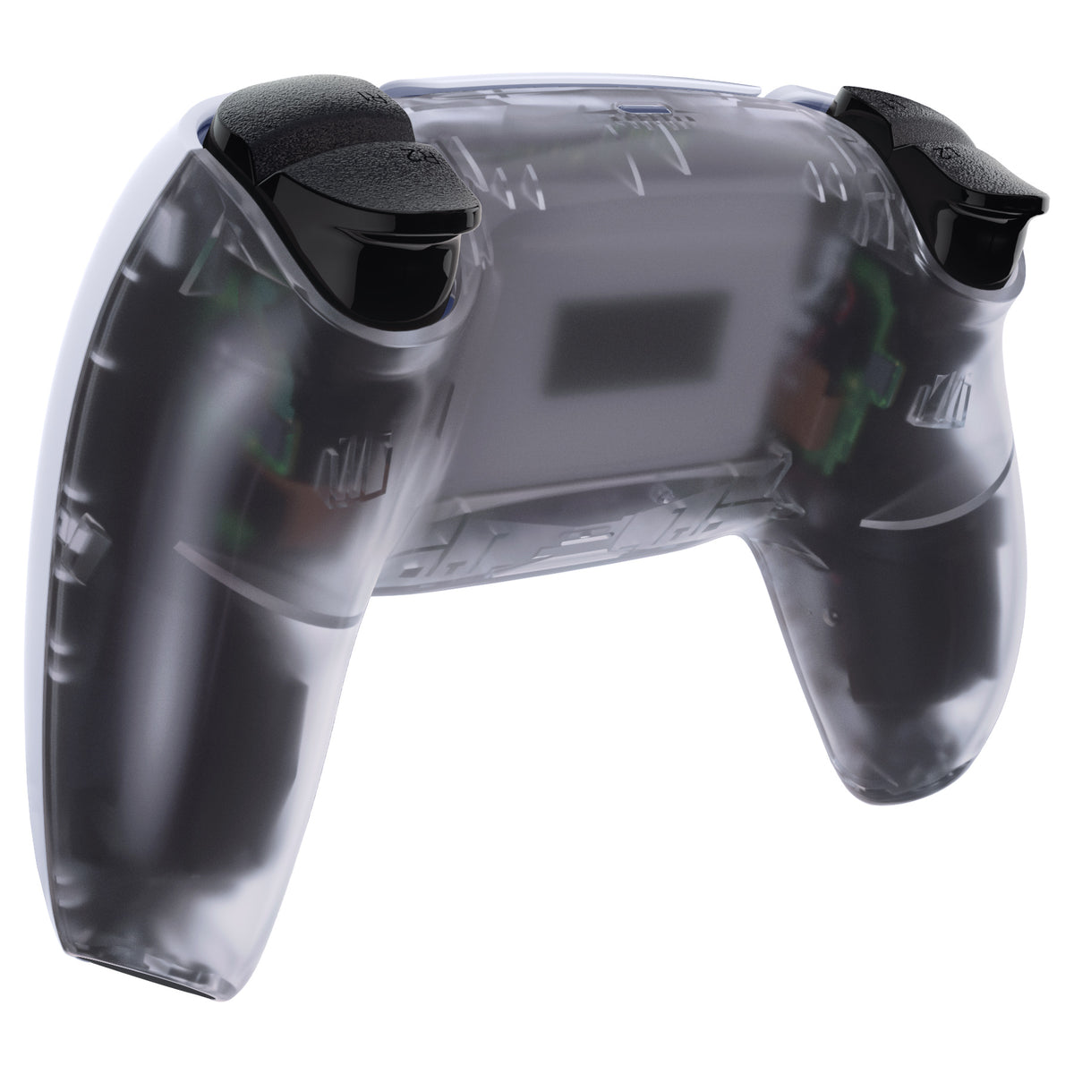 eXtremeRate Replacement Back Housing Bottom Shell Compatible with PS5 Controller BDM-010/020/030/040/050 - Clear