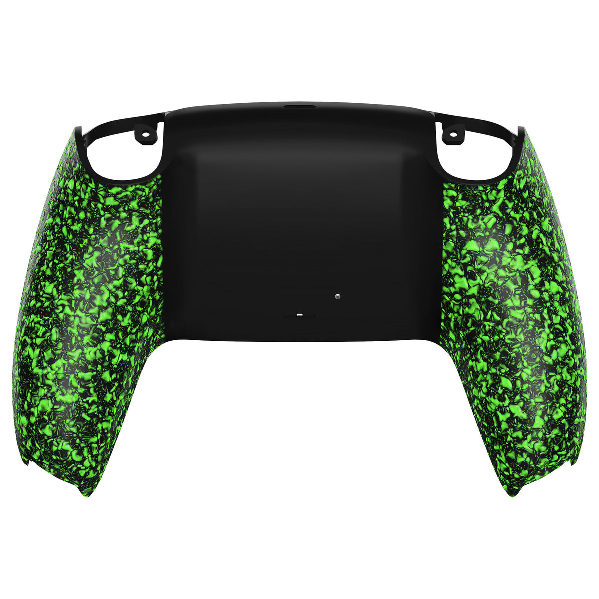 eXtremeRate Replacement Back Housing Bottom Shell Compatible with PS5 Controller BDM-010/020/030/040/050 - Textured Green