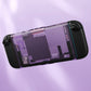 eXtremeRate Replacement DIY Rear Back Plate for Nintendo Switch 2 Handheld Console  (Without Kickstand) - Clear Atomic Purple