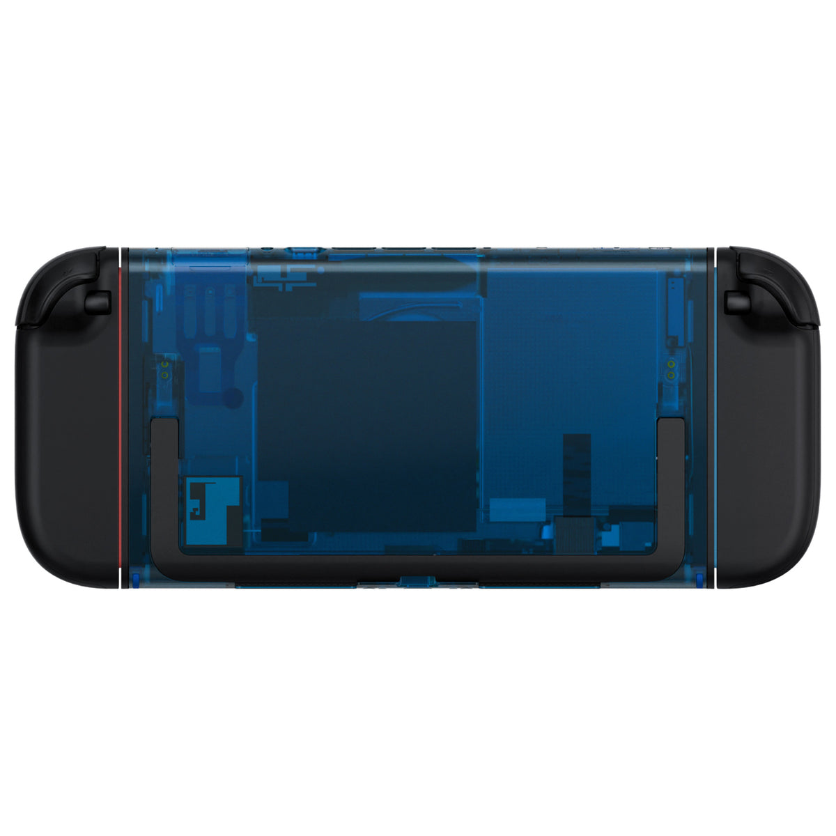 eXtremeRate Replacement DIY Rear Back Plate for Nintendo Switch 2 Handheld Console  (Without Kickstand) - Clear Blue