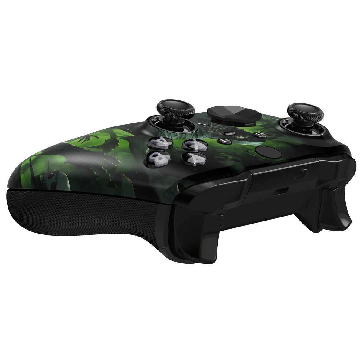 eXtremeRate Replacement Front Housing Shell Case with Accent Rings for Xbox One Elite Series 2 & Elite 2 Core Controller (Model 1797) - Dark Carnival