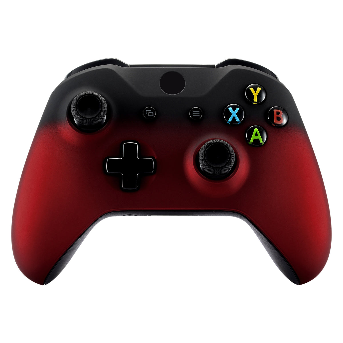 eXtremeRate Replacement Front Housing Shell for Xbox One X & S Controller (Model 1708) - Shadow Scarlet Red