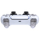 eXtremeRate Replacement Full Set Buttons Compatible with PS5 Controller BDM-010/020 - Clear