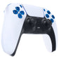 eXtremeRate Replacement Full Set Buttons Compatible with PS5 Controller BDM-010/020 - Clear Blue