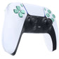 eXtremeRate Replacement Full Set Buttons Compatible with PS5 Controller BDM-010/020 - Metallic Vista Green