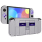 eXtremeRate Custom Replacement Full Set Shell with Buttons for Nintendo Switch OLED - Classic SNES Style