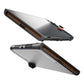 eXtremeRate Side Rail Slot Sticker for Nintendo Switch 2 Console - Wood Grain Brown