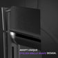 eXtremeRate eXcover Replacement Top Bottom Cover Side Panel with Cooling Vent for PS5 Slim Disc Edition Console - Black eXtremeRate