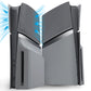 eXtremeRate eXcover Replacement Top Bottom Cover Side Panel with Cooling Vent for PS5 Slim Disc Edition Console - New Hope Gray