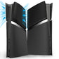 eXtremeRate eXcover Replacement Top Bottom Cover Side Panel with Cooling Vent for PS5 Slim Digital Edition Console - Black eXtremeRate