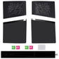 eXtremeRate eXcover Replacement Top Bottom Cover Side Panel with Cooling Vent for PS5 Slim Digital Edition Console - Black eXtremeRate