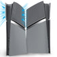 eXtremeRate eXcover Replacement Top Bottom Cover Side Panel with Cooling Vent for PS5 Slim Digital Edition Console - New Hope Gray