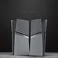 eXtremeRate eXcover Replacement Top Bottom Cover Side Panel with Cooling Vent for PS5 Slim Digital Edition Console - New Hope Gray