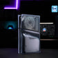 eXtremeRate eXcover Replacement Top Bottom Cover Side Panel with Cooling Vent for PS5 Slim Disc Edition Console - Clear Ice Blue