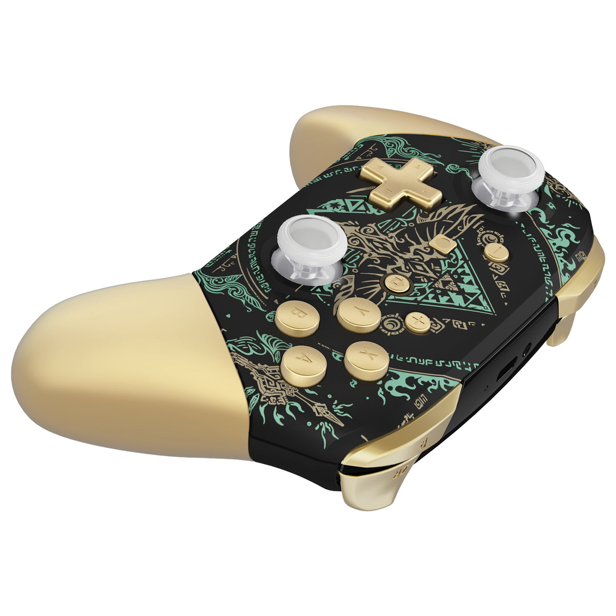 eXtremeRate Retail Totem of Kingdom Replacement Shell Button Kit for Nintendo Switch Pro Controller