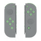eXtremeRate Retail Matcha Green Replacement ABXY Direction Keys SR SL L R ZR ZL Trigger Buttons Springs, Full Set Buttons Repair Kits with Tools for NS Switch JoyCon & OLED JoyCon - JoyCon Shell NOT Included - AJ222