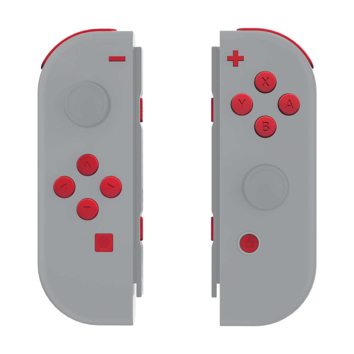 eXtremeRate Retail Passion Red Replacement ABXY Direction Keys SR SL L R ZR ZL Trigger Buttons Springs, Full Set Buttons Repair Kits with Tools for NS Switch JoyCon & OLED JoyCon - JoyCon Shell NOT Included - AJ231