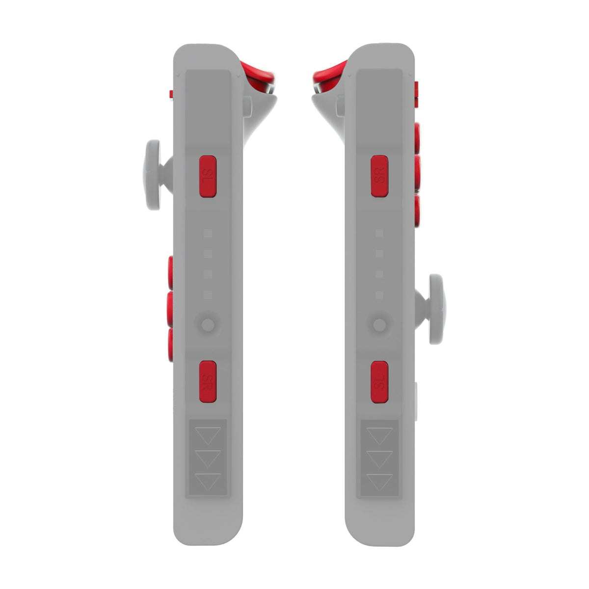 eXtremeRate Retail Passion Red Replacement ABXY Direction Keys SR SL L R ZR ZL Trigger Buttons Springs, Full Set Buttons Repair Kits with Tools for NS Switch JoyCon & OLED JoyCon - JoyCon Shell NOT Included - AJ231