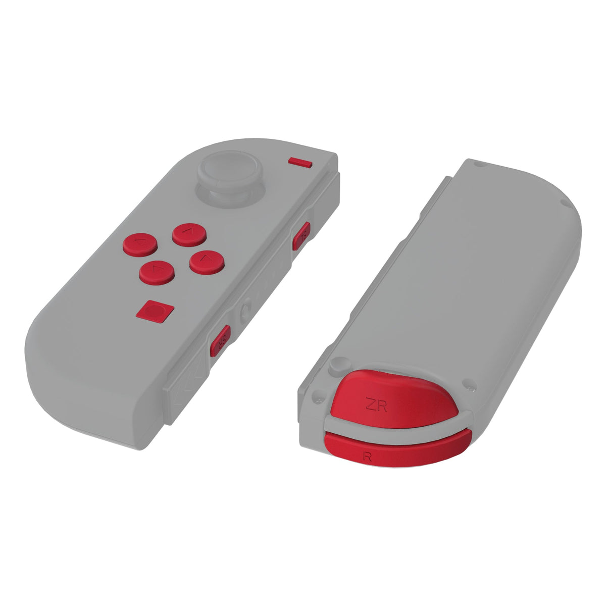 eXtremeRate Retail Passion Red Replacement ABXY Direction Keys SR SL L R ZR ZL Trigger Buttons Springs, Full Set Buttons Repair Kits with Tools for NS Switch JoyCon & OLED JoyCon - JoyCon Shell NOT Included - AJ231